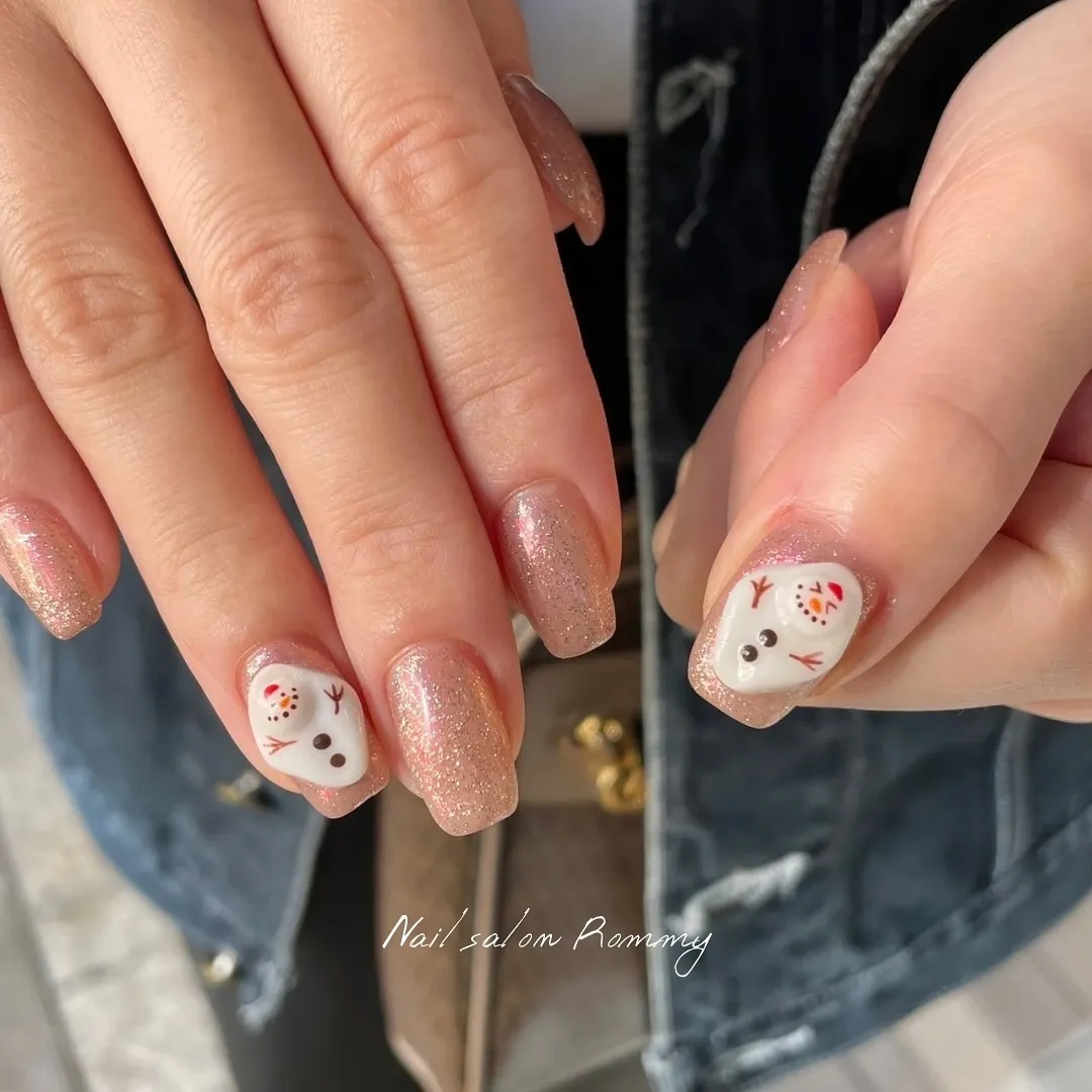 @rommy__yui_ のX'mas nail🎄✨